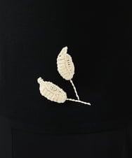 GYFGF01500 Sybilla(シビラ) ◆受注生産◆フラワークロッシェニット ブラック