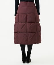 GYHAI03600 Sybilla(シビラ) ◆受注生産◆チョコレートキルトダウンスカート ダークバーガンディー