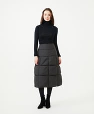 GYHAI03600 Sybilla(シビラ) ◆受注生産◆チョコレートキルトダウンスカート ブラック