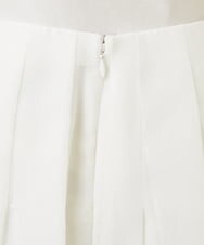 GYHGX01600 Sybilla(シビラ) ◆受注生産につき返品・交換・キャンセル不可◆ボタニカルガーデン刺繍シアースカート ホワイト