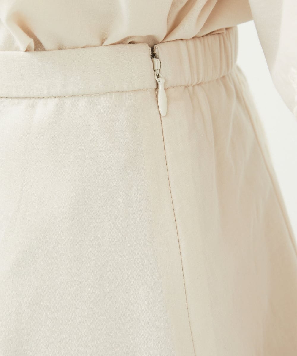 GYHYF32100 Sybilla(シビラ) ◆受注生産◆フラワーレース刺繍スカート アイボリー