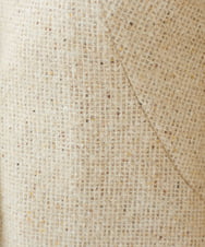 GYJVC01110 Sybilla(シビラ) ◆受注生産につき返品・交換・キャンセル不可◆ミックスツイードブーケ刺繍ジャケット ベージュ