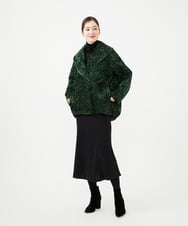 GYJVF04150 Sybilla(シビラ) ◆受注生産◆スパンコールキルトジャケット グリーン