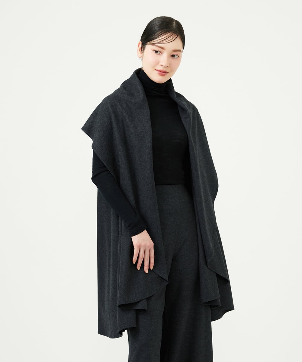 GYKJF01500 Sybilla(シビラ) ◆受注生産◆ケープジレ ダークグレー