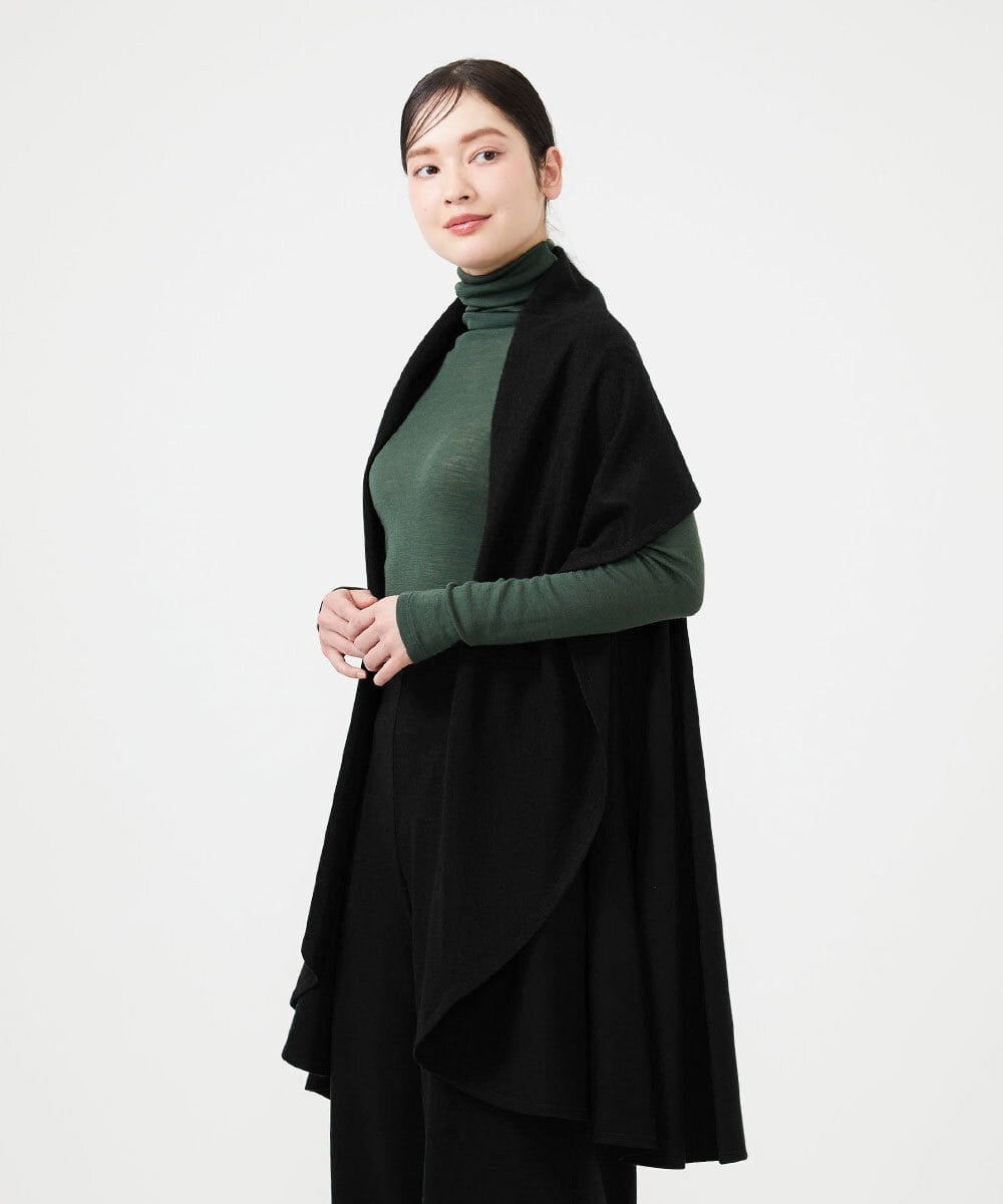 GYKJF01500 Sybilla(シビラ) ◆受注生産◆ケープジレ ブラック