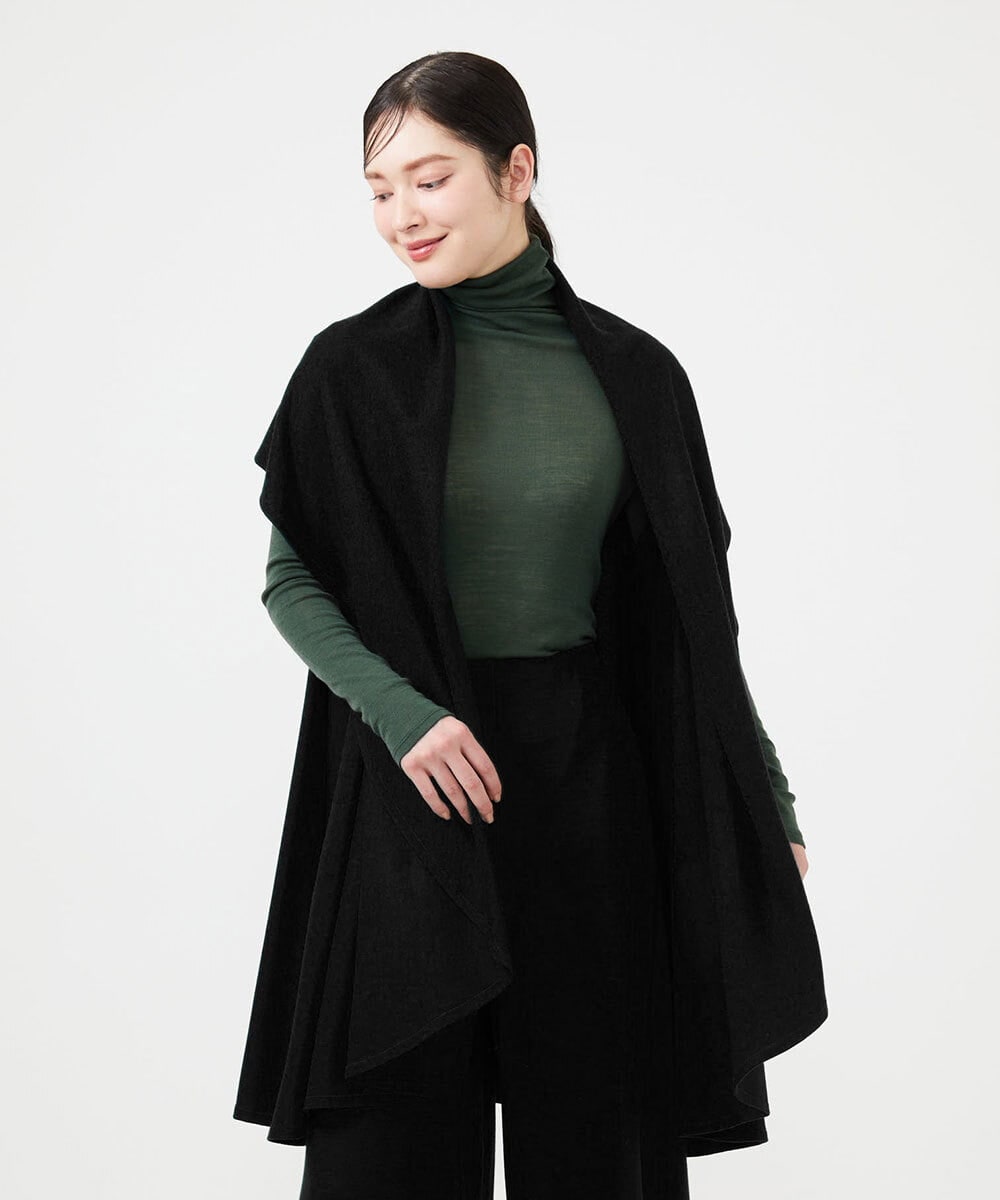 GYKJF01500 Sybilla(シビラ) ◆受注生産◆ケープジレ ブラック