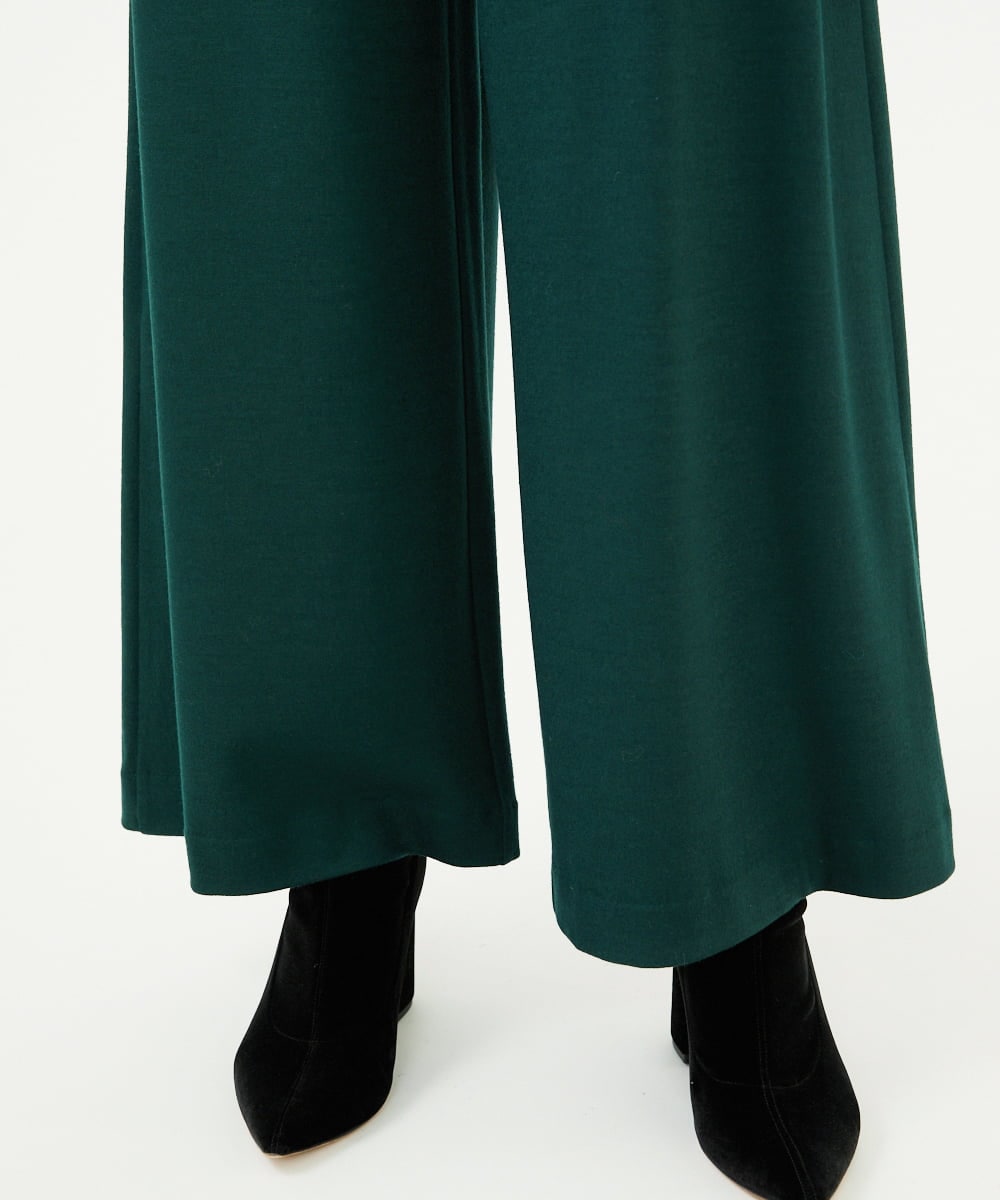 GYLAG01330 Sybilla(シビラ) ◆受注生産◆【再受注】ワイドパンツ ダークグリーン
