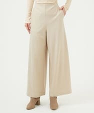 GYLAG01330 Sybilla(シビラ) ◆受注生産◆【再受注】ワイドパンツ ライトベージュ
