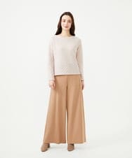 GYLAG01330 Sybilla(シビラ) ◆受注生産◆【再受注】ワイドパンツ キャメル
