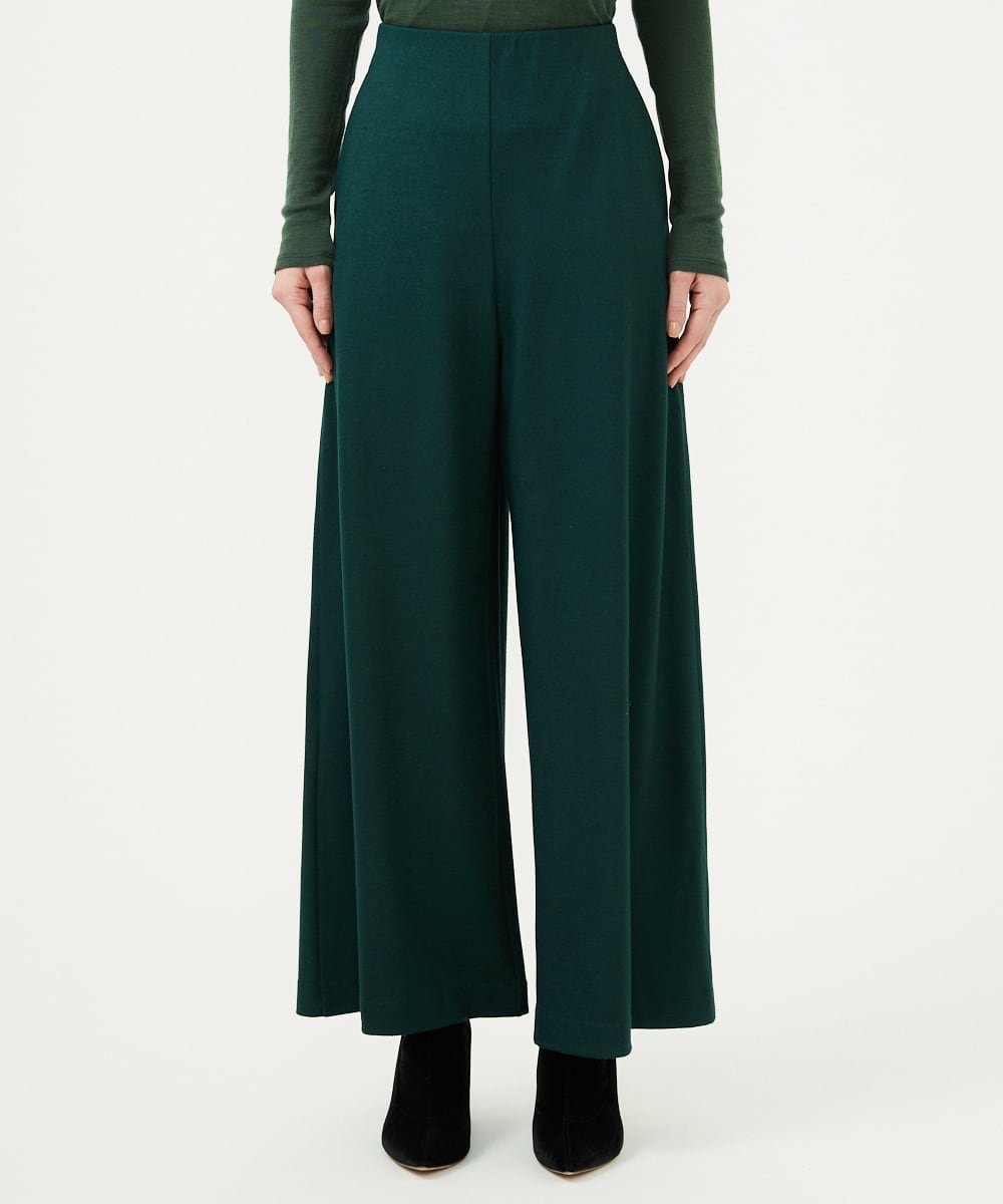 GYLJF01330 Sybilla(シビラ) ◆受注生産◆ワイドパンツ ダークグリーン