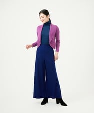 GYLJF01330 Sybilla(シビラ) ◆受注生産◆ワイドパンツ ネイビーブルー