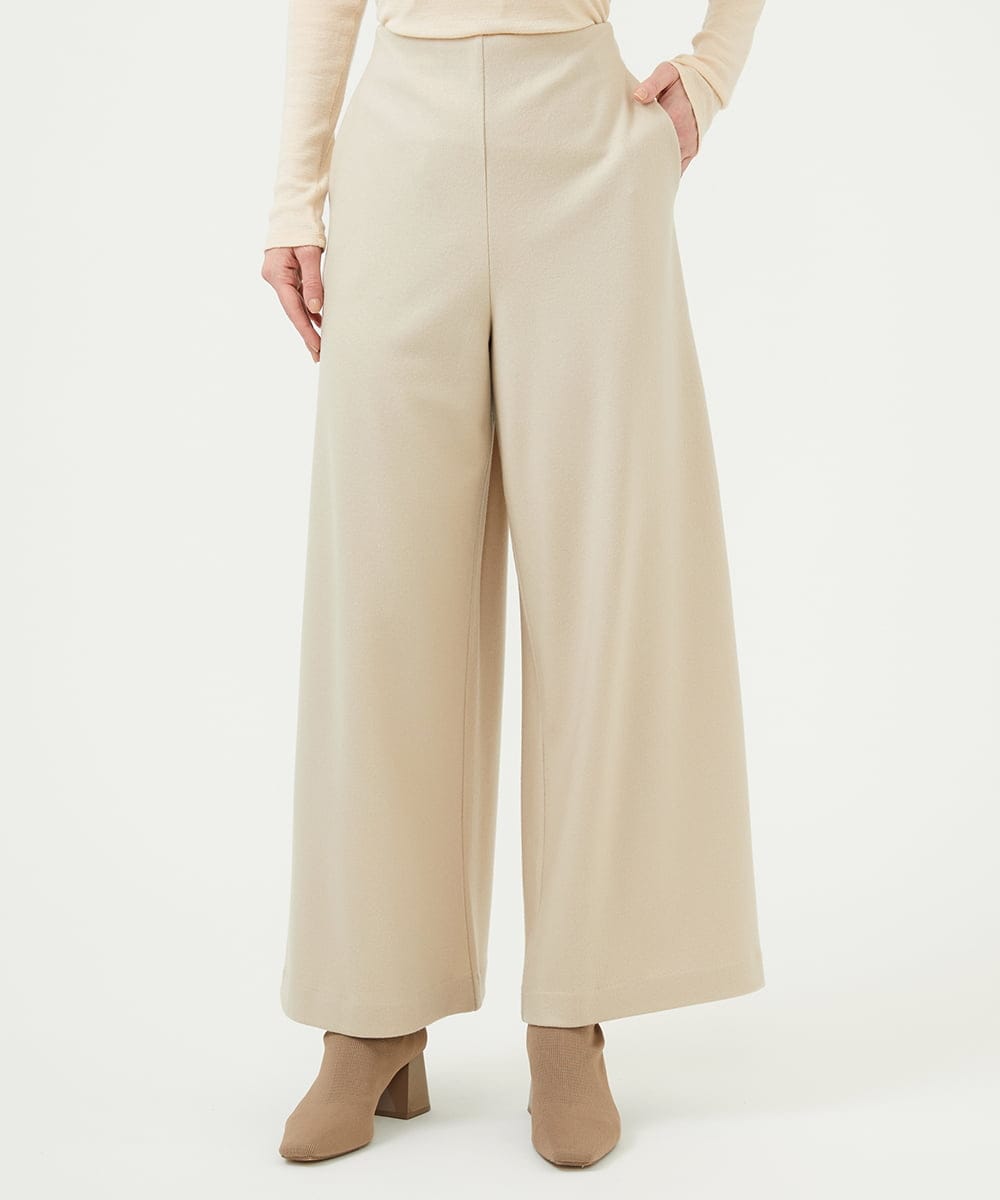 GYLJF01330 Sybilla(シビラ) ◆受注生産◆ワイドパンツ ライトベージュ