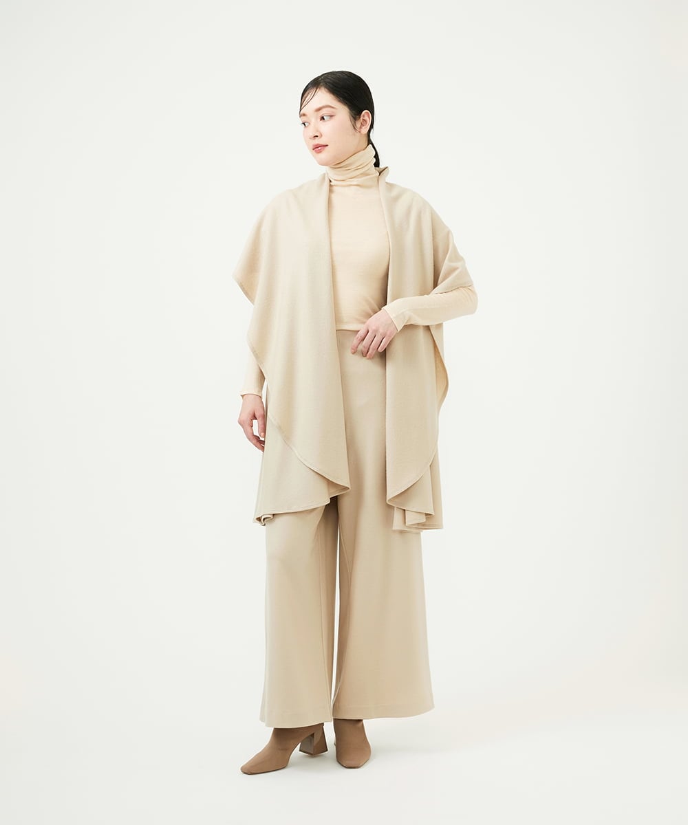 GYLJF01330 Sybilla(シビラ) ◆受注生産◆ワイドパンツ ライトベージュ