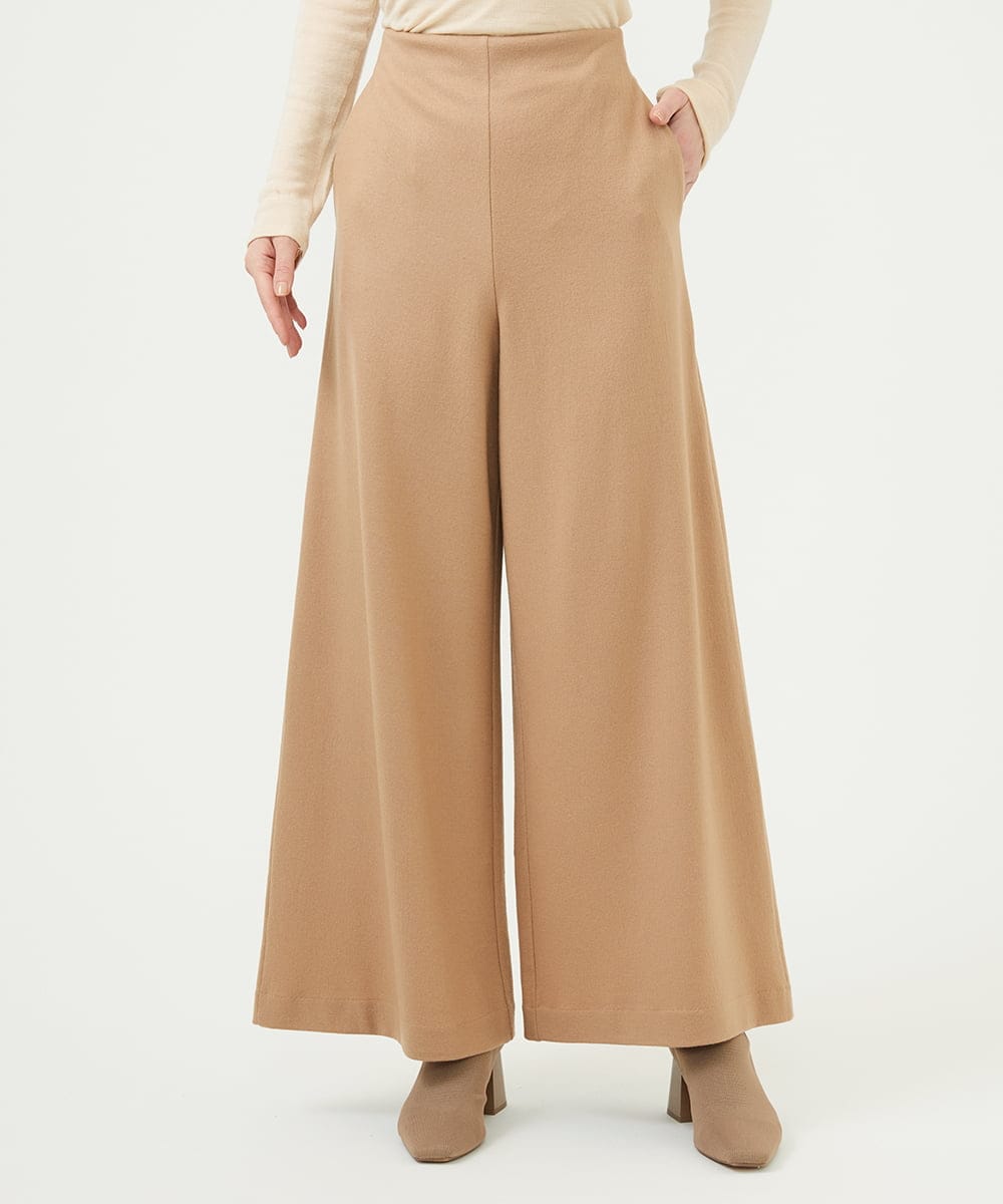 GYLJF01330 Sybilla(シビラ) ◆受注生産◆ワイドパンツ キャメル