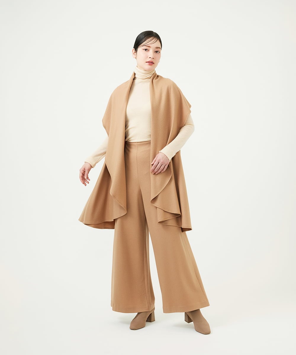 GYLJF01330 Sybilla(シビラ) ◆受注生産◆ワイドパンツ キャメル