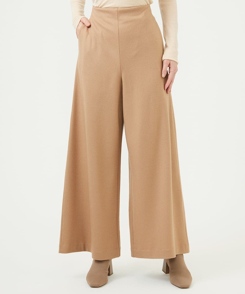 GYLJF01330 Sybilla(シビラ) ◆受注生産◆ワイドパンツ キャメル