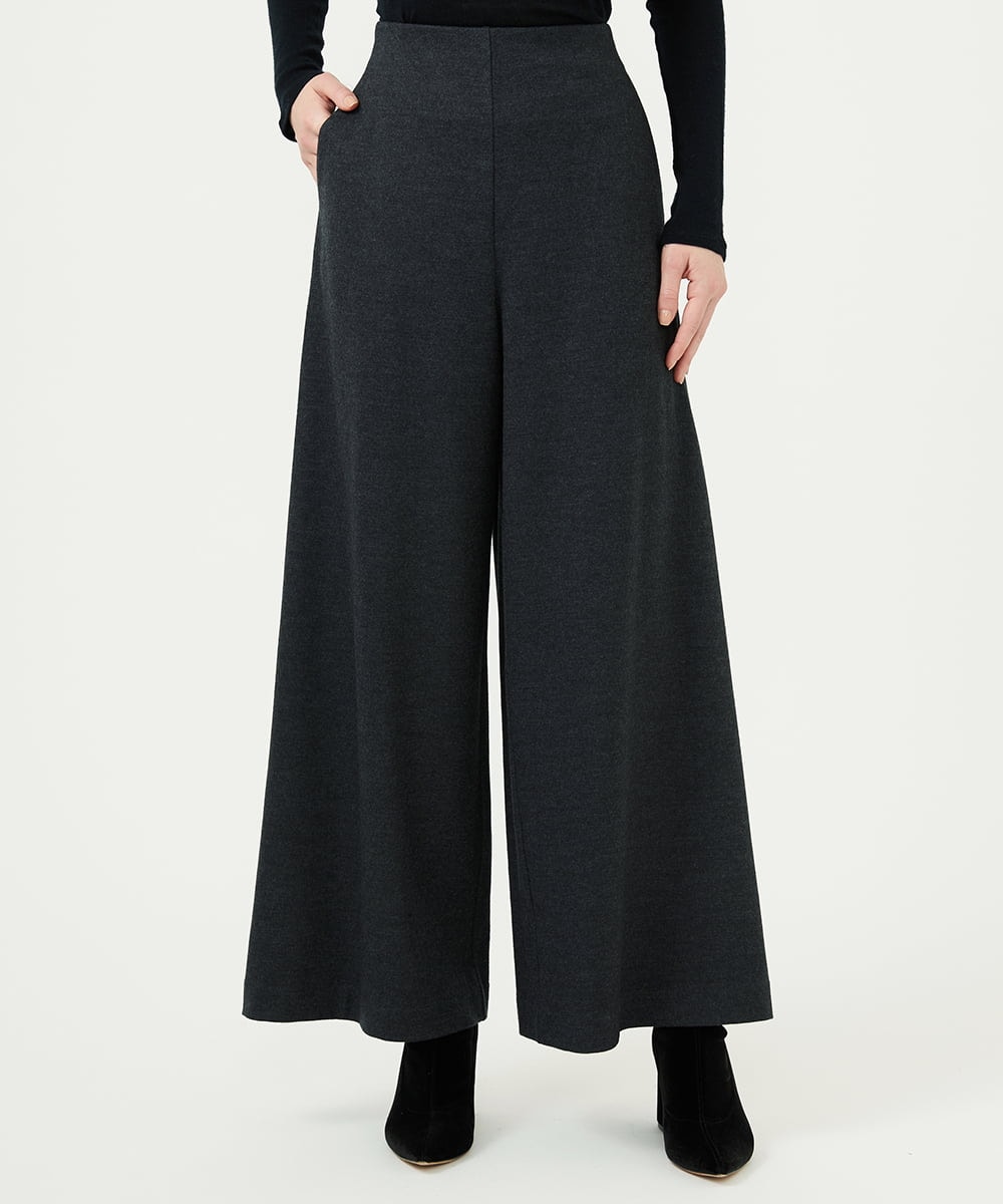 GYLJF01330 Sybilla(シビラ) ◆受注生産◆ワイドパンツ ダークグレー