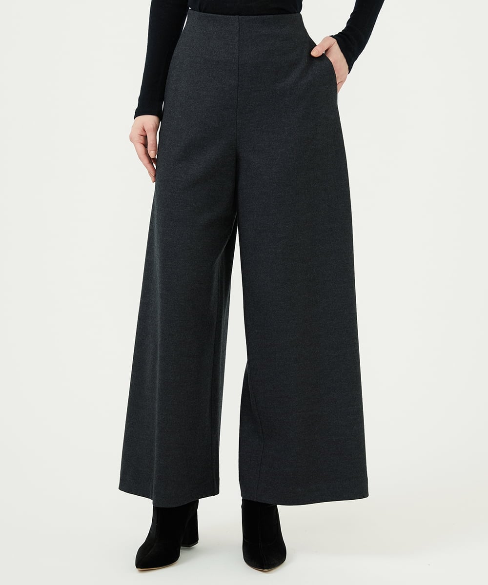 GYLJF01330 Sybilla(シビラ) ◆受注生産◆ワイドパンツ ダークグレー