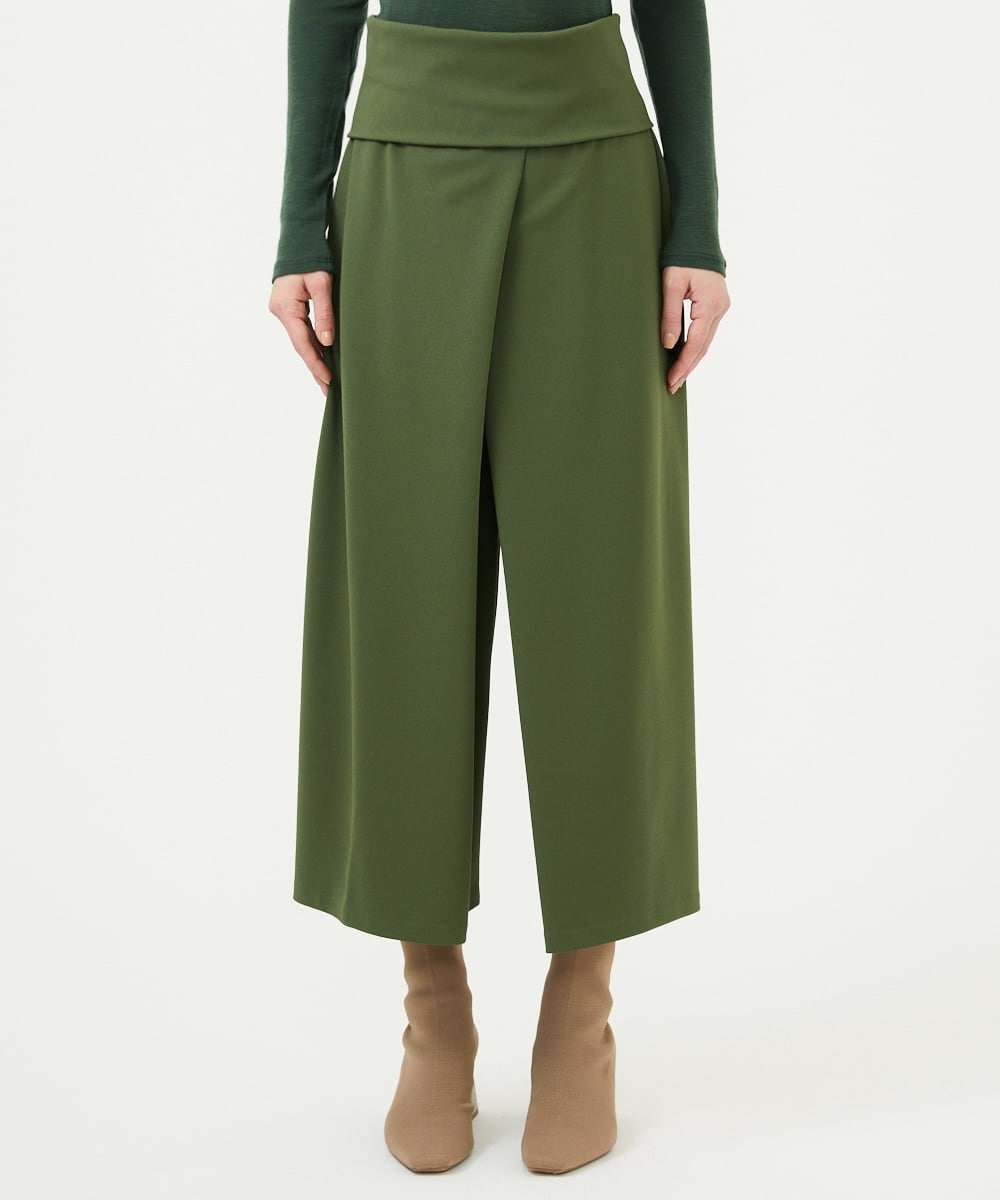 GYLJF02360 Sybilla(シビラ) ◆受注生産◆ラップパンツ カーキ