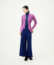 GYSJF01270 Sybilla(シビラ) ◆受注生産◆リブカーディガン ピンクパープル