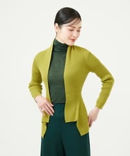 GYSJF01270 Sybilla(シビラ) ◆受注生産◆リブカーディガン イエローグリーン