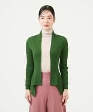 GYSJF01270 Sybilla(シビラ) ◆受注生産◆リブカーディガン グリーン