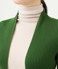 GYSJF01270 Sybilla(シビラ) ◆受注生産◆リブカーディガン グリーン