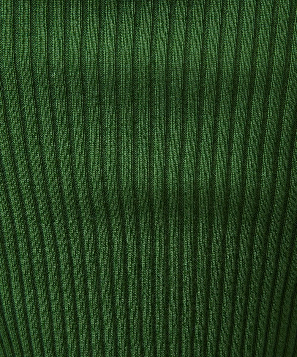 GYSJF01270 Sybilla(シビラ) ◆受注生産◆リブカーディガン グリーン