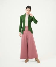 GYSJF01270 Sybilla(シビラ) ◆受注生産◆リブカーディガン グリーン