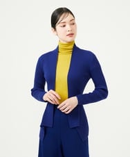 GYSJF01270 Sybilla(シビラ) ◆受注生産◆リブカーディガン ネイビーブルー