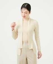 GYSJF01270 Sybilla(シビラ) ◆受注生産◆リブカーディガン アイボリー