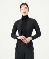 GYSJF01270 Sybilla(シビラ) ◆受注生産◆リブカーディガン ダークグレー