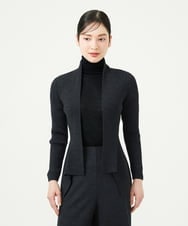 GYSJF01270 Sybilla(シビラ) ◆受注生産◆リブカーディガン ダークグレー