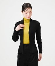 GYSJF01270 Sybilla(シビラ) ◆受注生産◆リブカーディガン ブラック