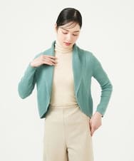 GYSJF02270 Sybilla(シビラ) ◆受注生産◆リブボレロ スモーキーブルー