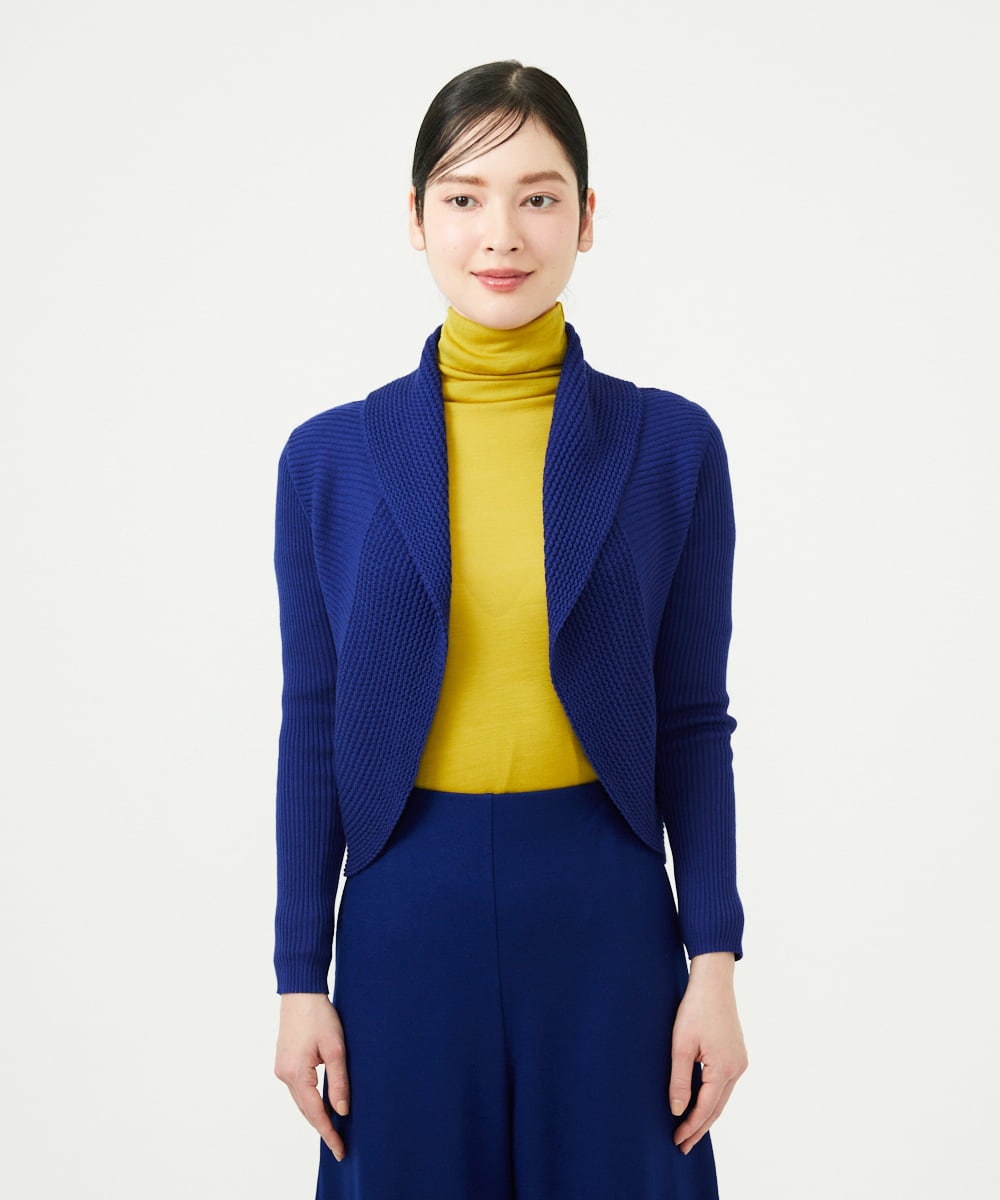 GYSJF02270 Sybilla(シビラ) ◆受注生産◆リブボレロ ネイビーブルー