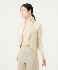 GYSJF02270 Sybilla(シビラ) ◆受注生産◆リブボレロ アイボリー