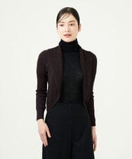 GYSJF02270 Sybilla(シビラ) ◆受注生産◆リブボレロ ダークブラウン