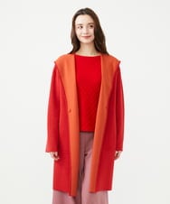 GYSVI02150 Sybilla(シビラ) ◆受注生産◆リバーシブルニットコート オレンジ
