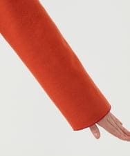 GYSVI02150 Sybilla(シビラ) ◆受注生産◆リバーシブルニットコート オレンジ