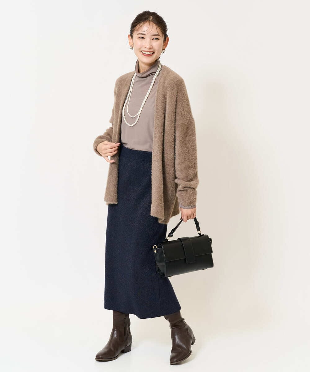 K12CA01029 a.v.v(アー・ヴェ・ヴェ) パール調二連ネックレス ゴールド