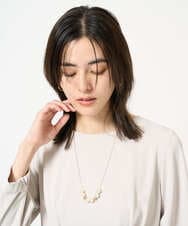 K12CA03019 a.v.v(アー・ヴェ・ヴェ) パール調スライドネックレス ゴールド