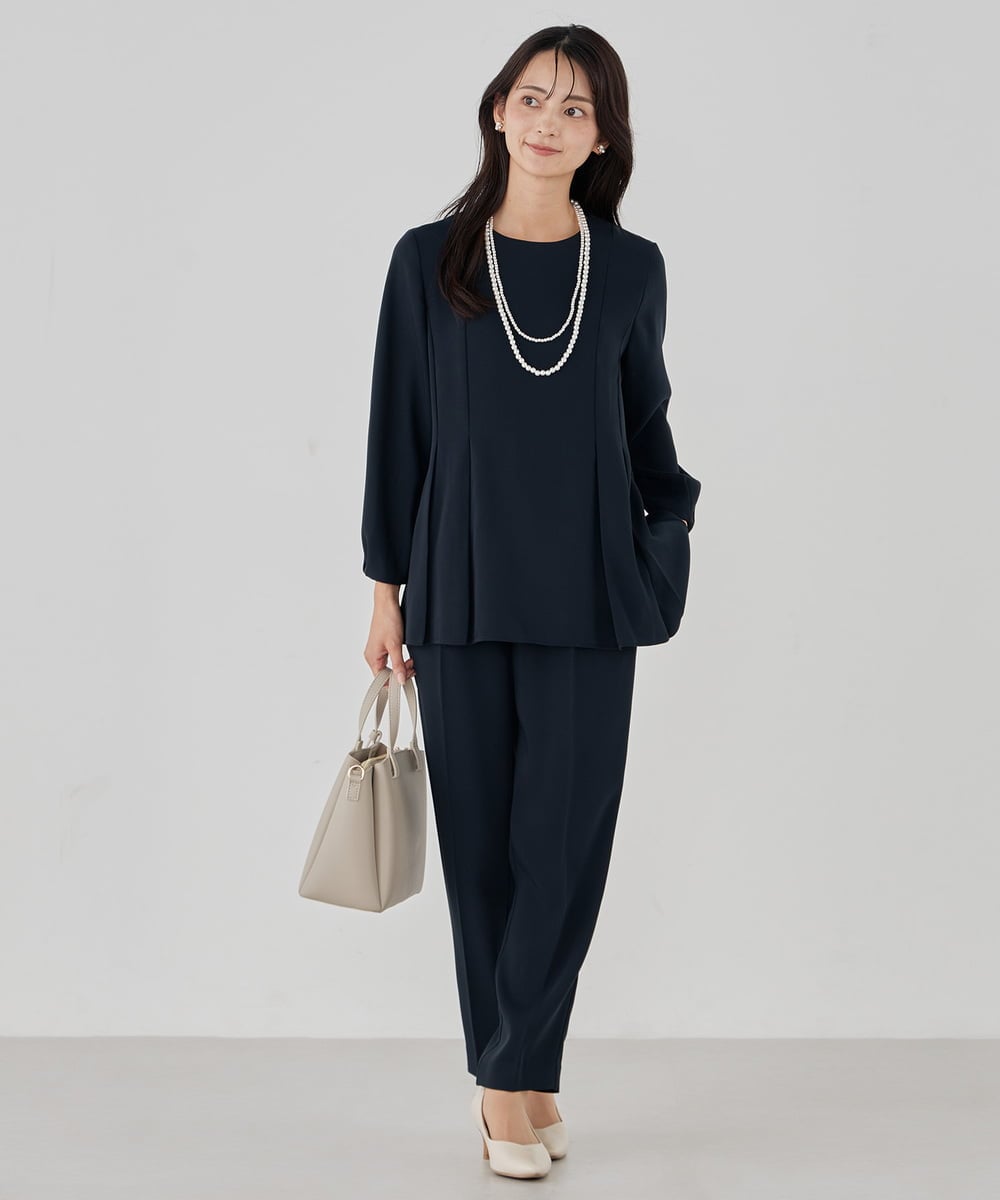 K12CD01029 a.v.v(アー・ヴェ・ヴェ) パール調二連ネックレス ゴールド