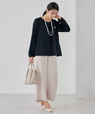 K12CD01029 a.v.v(アー・ヴェ・ヴェ) パール調二連ネックレス ゴールド