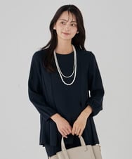 K12CD01029 a.v.v(アー・ヴェ・ヴェ) パール調二連ネックレス ゴールド