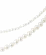 K12CD01029 a.v.v(アー・ヴェ・ヴェ) パール調二連ネックレス ゴールド