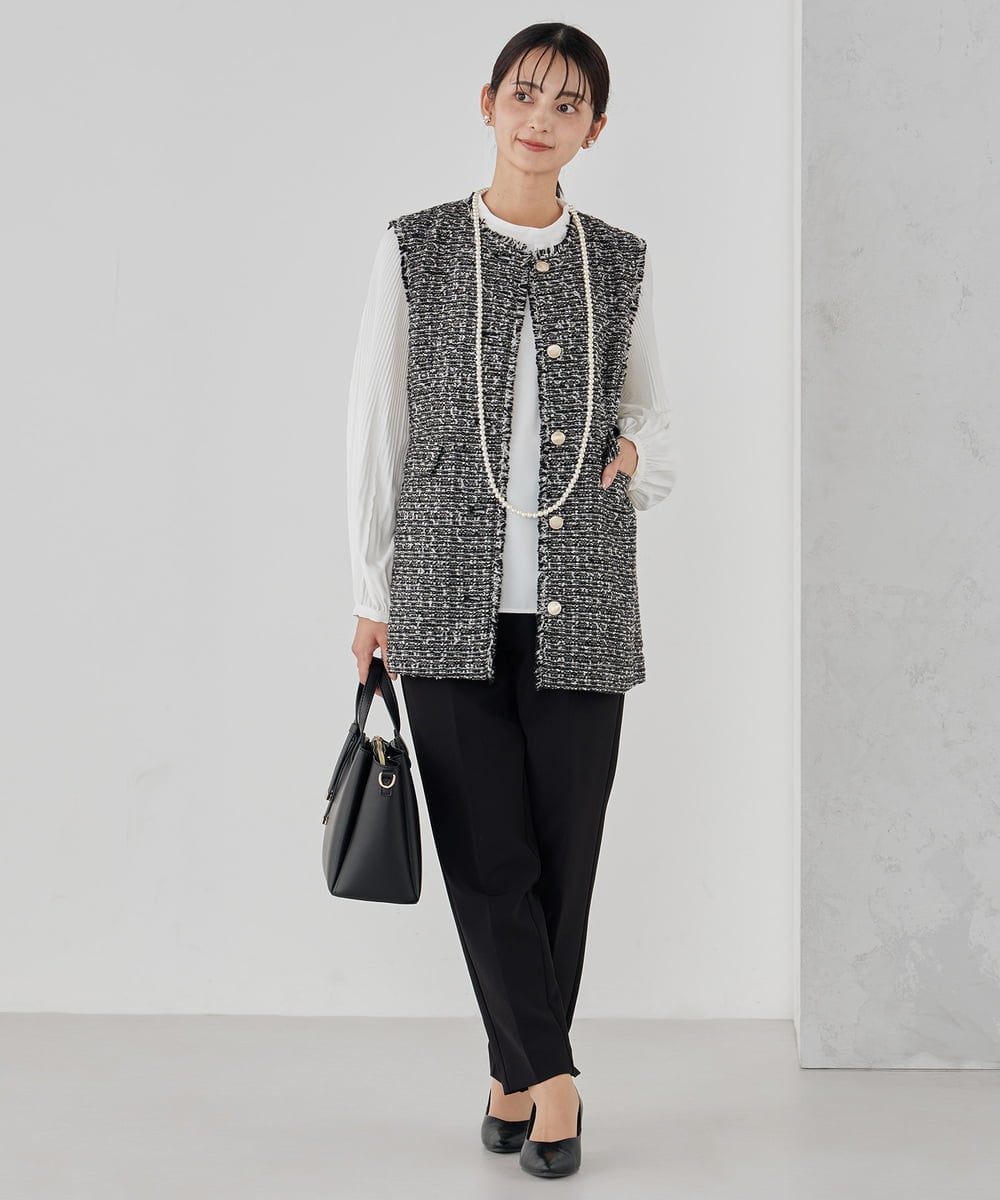 K12CD02029 a.v.v(アー・ヴェ・ヴェ) ロングパールネックレス ホワイト