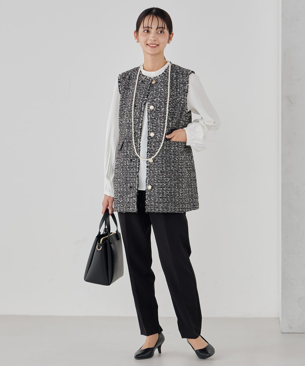 K12CD02029 a.v.v(アー・ヴェ・ヴェ) ロングパールネックレス ホワイト