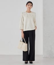 K12CD02029 a.v.v(アー・ヴェ・ヴェ) ロングパールネックレス ホワイト