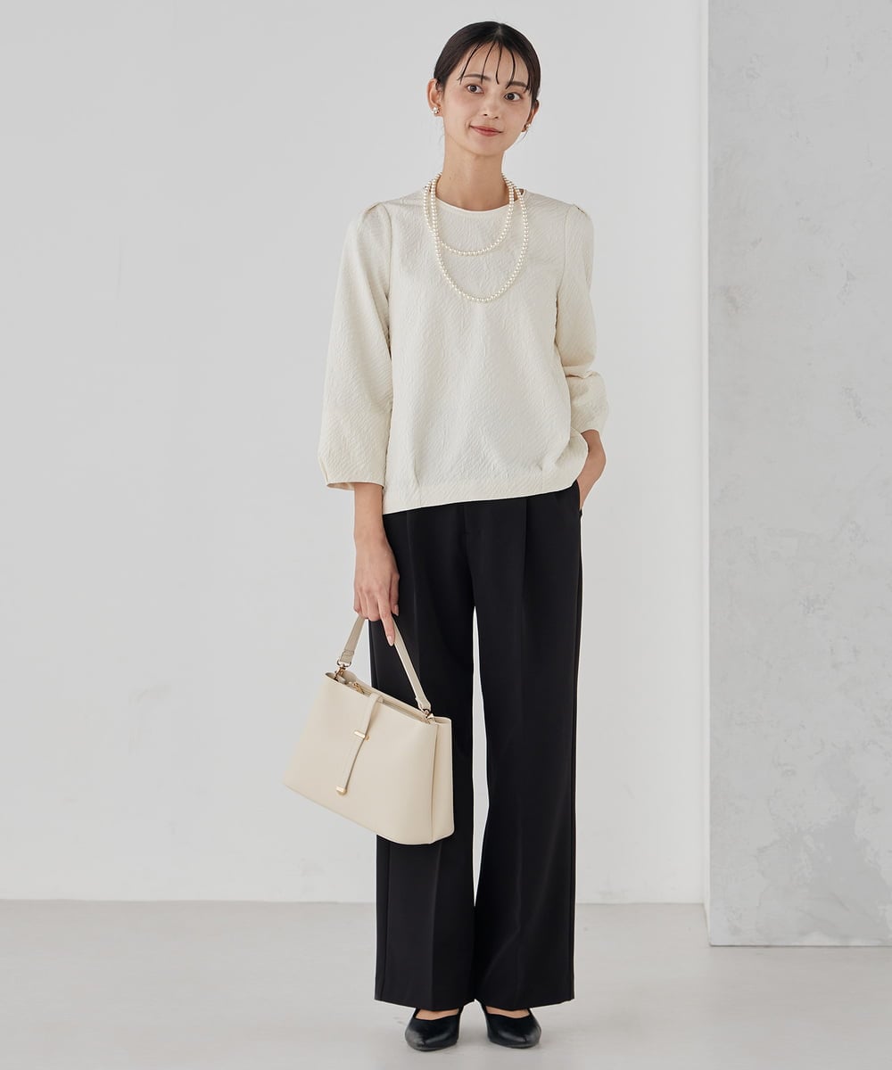 K12CD02029 a.v.v(アー・ヴェ・ヴェ) ロングパールネックレス ホワイト